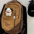 thumbnail image 5 of Mochila para estudiantes de secundaria, mochila retro de gran capacidad para estudiantes universitarias, mochila de moda para estudiantes de secundaria, 5 of 5