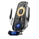 thumbnail image 2 of Cargador inalámbrico transparente para coche de 15 W con navegación y rotación de 360 grados y detección automática. Carga inalámbrica., 2 of 8