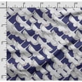 thumbnail image 2 of Soimoi Bird PrintCotton Poplin Sewing Fabric Sold by The Yard 42 Inch WideSewing Craft Quilting/ Quilt Making Fabric Blue, 2 of 5