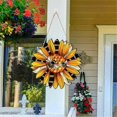 thumbnail image 2 of Honey Bee Festival Pastoral Style Bee Sunflower Flower Wooden Sign Home Porch Decoration Wooden Sig, 2 of 5