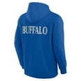 thumbnail image 3 of Men's Fanatics Royal Buffalo Bills Elements Blaze Tri-Blend Long Sleeve Hoodie T-Shirt, 3 of 3