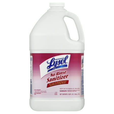 Professional Lysol No Rinse Sanitizer, 128oz