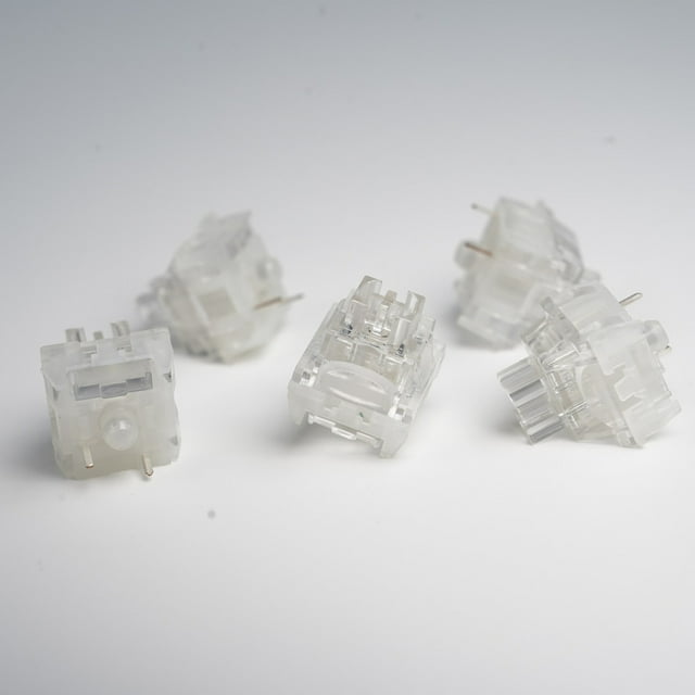TTC Frozen Switch V2 Mechanical Keyboard Silent Mute Linear Switch 39g 3 Pins RGB Transparent TTC Frozen V2 70pcs