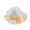 Yellow, variant on Krdevn Kids Sun Hat for Boys Girls Summer Outdoor Wide Brim Fisherman Bucket Cap Lightweight Breathable Toddler Baby,2-7 Years