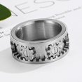 thumbnail image 4 of JFBUJC Rotating Gear Ring Stainless Steel Machinery Wind Designer Decompression Ring, 4 of 4