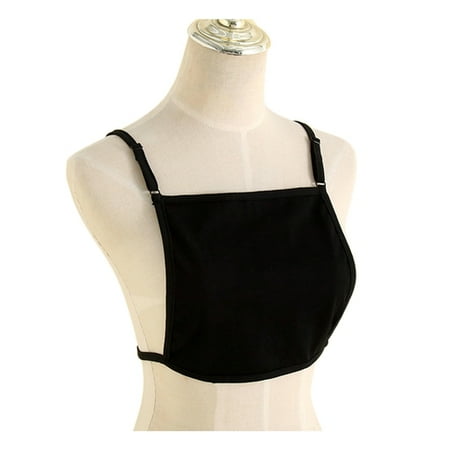 Skymirror Women Anti-exposure Chest Wrap Backless Invisible Mock Camisole Bra Wrapped Chest Overlay Modesty Panel Vest Women Cleavage Cover Camisole Underwear