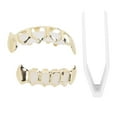 thumbnail image 4 of Hip Hop Teeth, Hollow Exquisite Cosplay Hip Hop Teeth  For Concert Gathering For Dancing Party Gold,Silver, 4 of 8