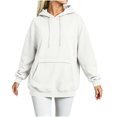 thumbnail image 4 of Njagoc3 Women Hoodies Sweatshirts Sweaters Hooded Oversized Long Sleeve Crewneck Shirts Fall Winter Outfits Pocket, 4 of 6