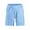 Blue, variant on ZZwxWA Men's Shorts Summer Vacation Casual Breathable Plus Size Trousers Elastic Oversize Drawstring Shorts Summer Male Loose Fit Pants Holiday Beach Quick-Dry Short Pants Workwear Printed Clothing