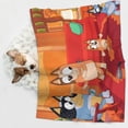 thumbnail image 5 of Lsque Bluey Pattern Waterproof Throw Blanket Pet Blanket for Dogs & Indoor Cats, Washable - Shaggy Plush Calming Long Faux Fur & Velvet Dog Blanket -, 5 of 8
