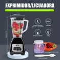 thumbnail image 2 of Licuadora EWTTO EW-H801, Jarra de Vidrio 1.25L, 600W, 4 Velocidades, Acero Inoxidable, Cuchillas Desmontables, Función Pulso – Ideal para Hogar, Oficina, Uso Comercial o Campismo, 2 of 6