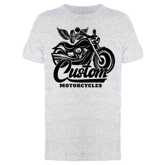 Lettering Inscription Motorcycle Tee Men's -Image by Shutterstock