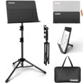 thumbnail image 1 of Soporte de música portátil plegable GrowDaily con bolsa de transporte, 1 of 7