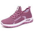 thumbnail image 6 of YLYL Women Sneakers Lace up Arch Support Breathable Mesh Non Slip Gym Workout Running Walking Shoes, 6 of 9
