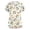 Beige, variant on Scrubs for Women Tops Casual Scrub Tops Cartoon Animals Printed V Neck Short Sleeve Working Shirts