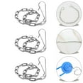 thumbnail image 5 of HOOUN toilet flapper chains Toilet Tank Chain Toilet Lift Chain Toilet Chain, 5 of 5