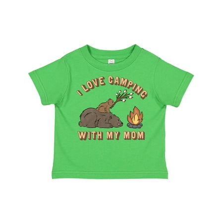 

Inktastic I Love Camping with My Mom Gift Toddler Boy or Toddler Girl T-Shirt