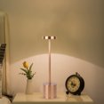 thumbnail image 3 of Lámpara de mesa LED USB regulable Eye Protect Luz nocturna junto a la cama (oro rosa) Tmvgtek Para estrenar, 3 of 8