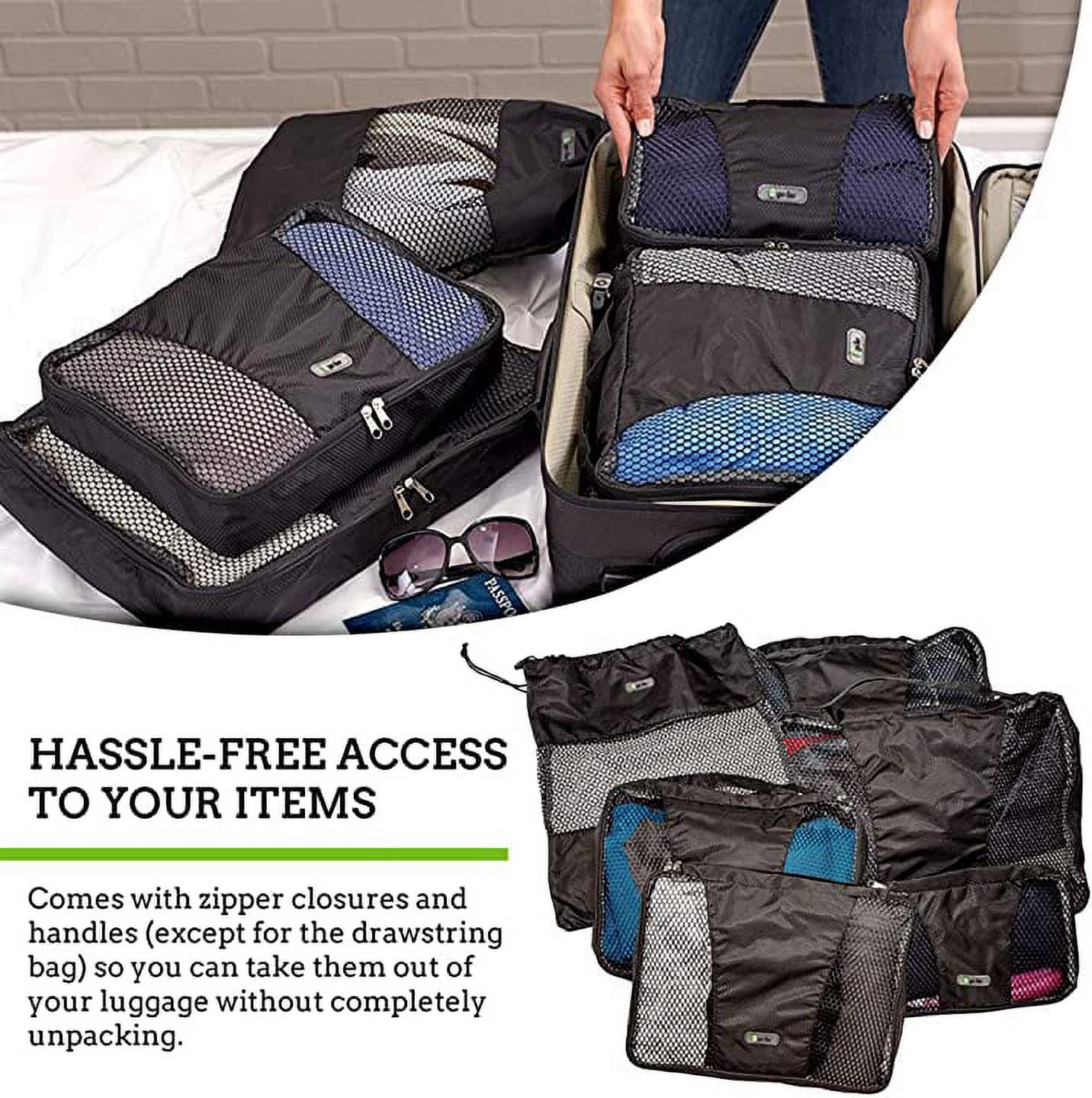 Go Far 6pc Packing Cube Set