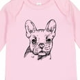 thumbnail image 4 of Inktastic French Bulldog Portrait Boys or Girls Long Sleeve Baby Bodysuit, 4 of 5