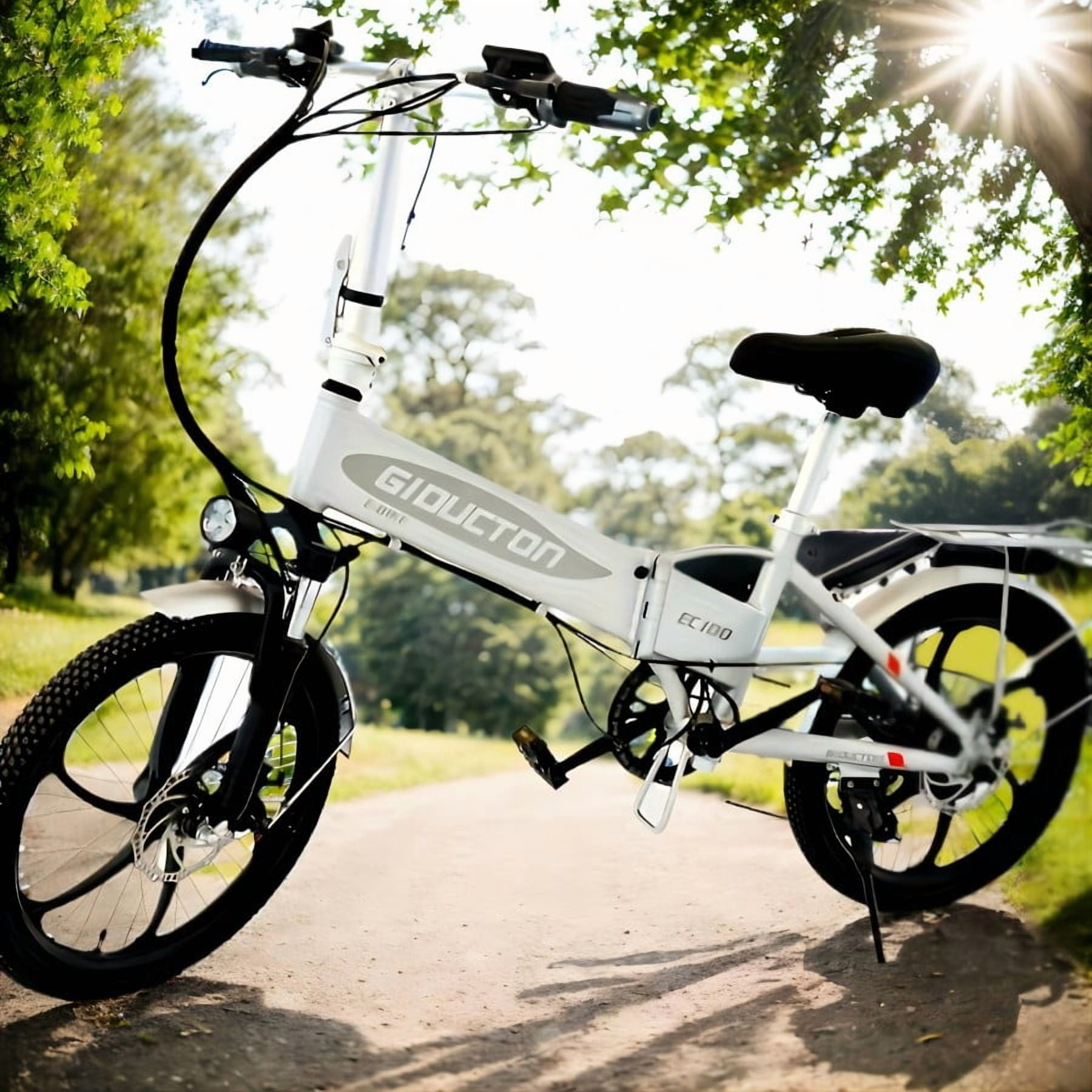 Folding Electric Bike, 20" 48V High-Performance Folding Electric Bike - 750W Motor20MPH Speed, 50Miles Range, 48V 18Ah High Capacity Removable Battery- ldeal ForCommuting And Leisure Rides