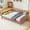 Pink, variant on Harper & Bright Designs Full Size Velvet Upholstered Daybed with Button Tufted and 4 Wood Support Legs, Full Day Bed Sofa Bed Frame for Livingroom Bedroom Apartment, Pink
