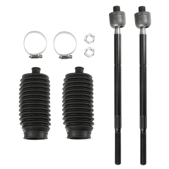 Unique Bargains 4 Pcs Front Inner Tie Rod Ends W/ Rack Boots for Ram 1500 2013-2018 5-LUG for Ram 1500 Classic 2019-2022