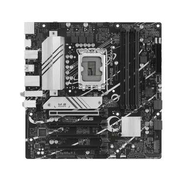 ASUS PRIME B760M-A AX LGA 1700(Intel 12th&13th Gen) microATX motherboard (PCIe 4.0, 2xM.2 slots, DDR5,Realtek 2.5 Gb LAN,WiFi 6, DP,rear USB 3.2 Gen 2, front USB 3.2 Gen 1 Type-C