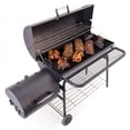 thumbnail image 4 of American Gourmet by Char-Broil 1280 sq in Offset Charcoal Smoker, 4 of 8
