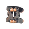 thumbnail image 3 of Ligadura de saxofón profesional Baoblaze ajustable Clip de latón Tornillos dobles Tenor de cobre, 3 of 8