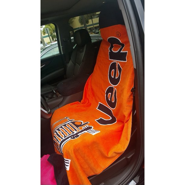 Seat Armour Towel 2 Go Front Car Cover For Jeep Wrangler Orange Terry Cloth Com - Orange Jeep Wrangler Seat Covers Seat Armour Towel 2 Go Front Car Cover For Jeep Wrangler Orange Terry Cloth Com - Orange Jeep Wrangler Seat Covers