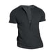 thumbnail image 1 of pstuiky camisetas camisas para hombre, Camisa informal de verano para hombre, con bloques de color, manga corta, solapa y media cremallera camisetas de hombre s, 1 of 4