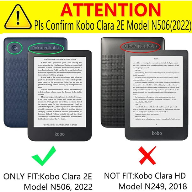  Slim Case for 6 Kobo Clara 2E 2022 Released,Case for