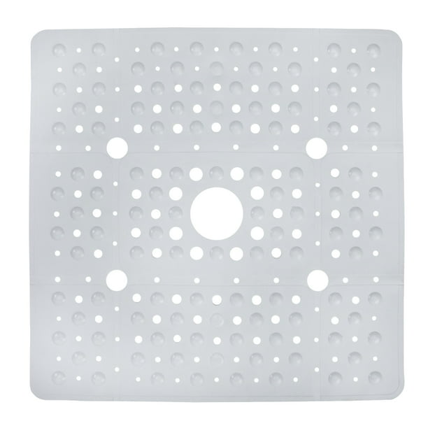 SlipX Solutions 27 x 27 Extra Large Square Shower Mat in White