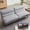Light Gray, variant on Pingliang Home Modern Futon Adjustable Backrests Convertible Sofa Bed 2-Seat Loveseat,Light Gray