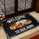 thumbnail image 4 of Felpudo de Acción de Gracias de Halloween Estera de la puerta del porche delantero Dormitorio Hogar Dormitorio Alfombra Decoración de fiesta Inauguración de una casa Alfombrillas rústicas 40x60cm Inevent HA008396-01, 4 of 7