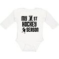 thumbnail image 3 of Inktastic My 1st Hockey Season Boys Long Sleeve Baby Bodysuit, 3 of 5