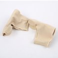 thumbnail image 2 of 1 Pair Socks Liners Thumb Bunions Protector Ease Foot Pain Gel Hallux Valgus Corrector Big Toe Pedicure Toes Separator -Size S (Khaki), 2 of 3