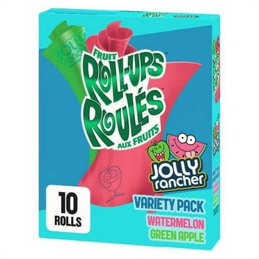Jolly Rancher Fruit Roll-Ups, Gluten Free Flavoured Snacks, 141g/5 oz