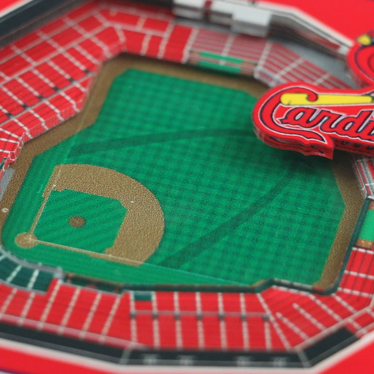 St. Louis Cardinals Fan Gift set of 2 3D Wood Coaster 