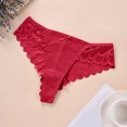 thumbnail image 2 of B91xZ Culottes pour Femmes en Microfibre Extensible Lisse, Rouge P, 2 of 4