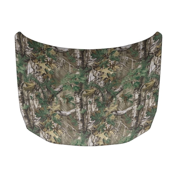 XYZCANDO Woodland Camouflage Pattern Car Engine Hood Protector for Truck SUV Pickup, Stretch Stretch Fabric Automotive Accessories Car Hood Cover Protector