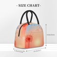 thumbnail image 2 of Disketp The Sunset of Dandelion Bolsa Térmica para Almuerzo, Lonchera con Abertura Amplia y Gran Capacidad, Organizador Reutilizable para Mujeres, Hombres y Adultos, 2 of 6