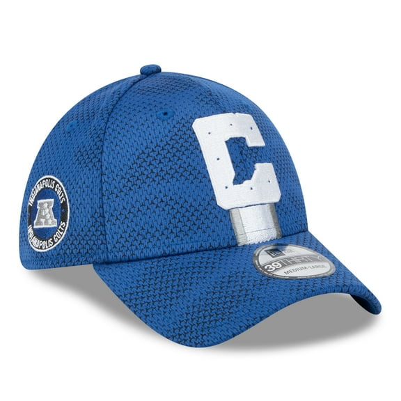 Men's New Era Royal Indianapolis Colts 2024 Sideline 39THIRTY Flex Hat