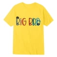thumbnail image 4 of Gunia Shirts For Teen Boys Big Bro Cute Printed Short Sleeve Crew Neck T Shirt Children Tee Tops Yellow 12-13 Years, 4 of 4