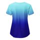 thumbnail image 3 of Tops Para Mujer Blusas Casuales Elegantes Camisas Blusa de Bolsillo Con Estampado Unim de Manga Corta Con Cuello en V de Moda Odeerbi  ODB154725, 3 of 4