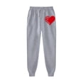 thumbnail image 4 of BUIGTTKLOP Womens Heartbeat Print Hoodie Sweatsuits 2 Piece Tracksuit Sets Casual Sweatshirt and Sweatpants Jogger Workout Outfit, 4 of 5
