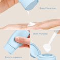 thumbnail image 3 of KRYVN 5-Pack Travel Toiletry Bottles Set, TSA Approved Leak Proof Silicone Liquid Containers with Clear Bag, 100ml/80ml/50ml Refillable Dispensers for Shampoo Conditioner Lotion, 3 of 12