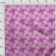thumbnail image 3 of oneOone Cotton Cambric Fuschia Pink Fabric Asian Block Tile Sewing Fabric By The Yard Printed Diy Clothing Sewing Supplies 42 Inch Wide, 3 of 4
