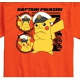 thumbnail image 3 of Pokémon - New Horizons - Captain Pikachu - Adult Short Sleeve T-Shirt, 3 of 5